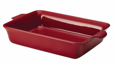 Silverstone 9x13-in. Ceramic Nonstick Cake Pan with Lid, Red