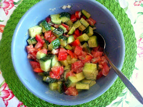 Dill Garden Salad:  this side dish salad will be on your menu all summer long! - Slice of Southern