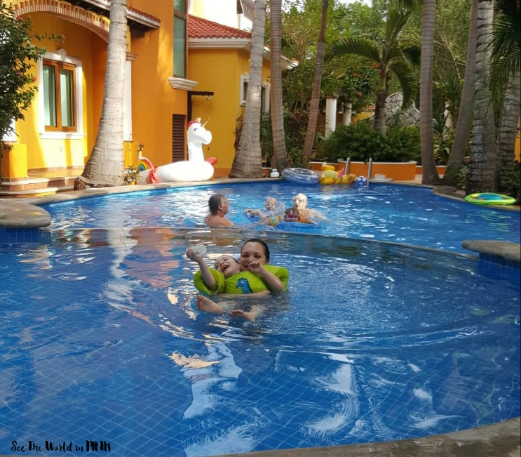 Travel Post - Playa Del Carmen Mexico with a Big Group and Toddlers!