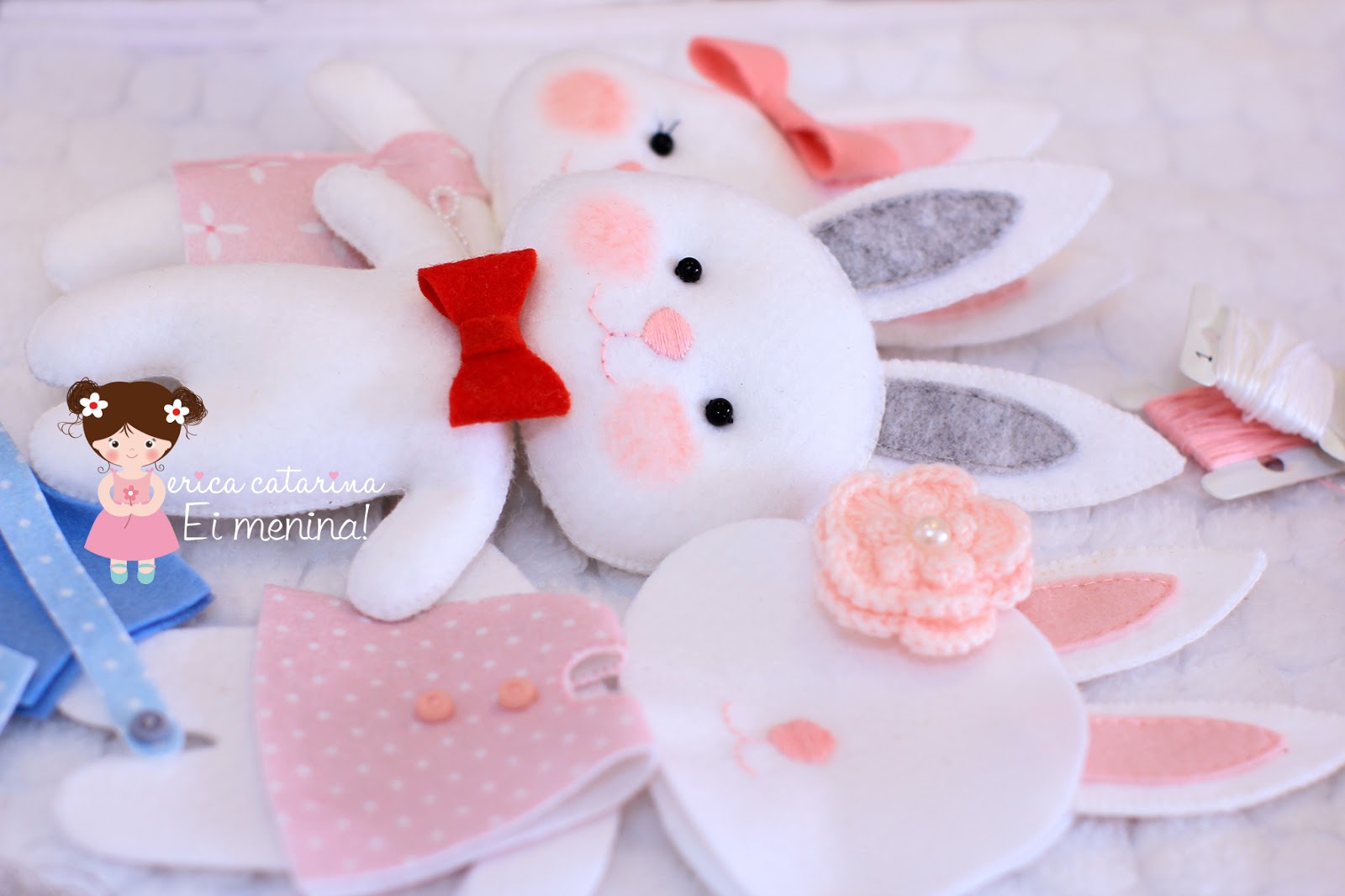 Erica Catarina ♡ Orelhudos para a Páscoa da Helena!