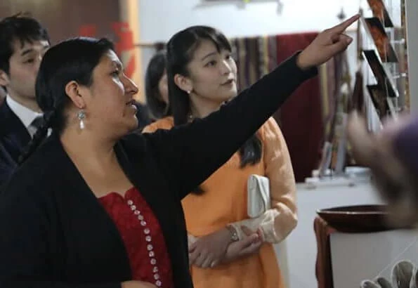 Princess Mako visited the National Museum of Ethnography and Folklore (Musef) 