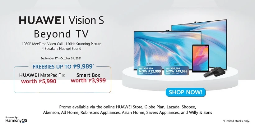 First Postpaid TV in PH: HUAWEI Vision S is Now Available in Globe Beyond Mobile Plan with ZERO Cashout