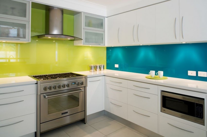 Back painted glass backsplash pros and cons