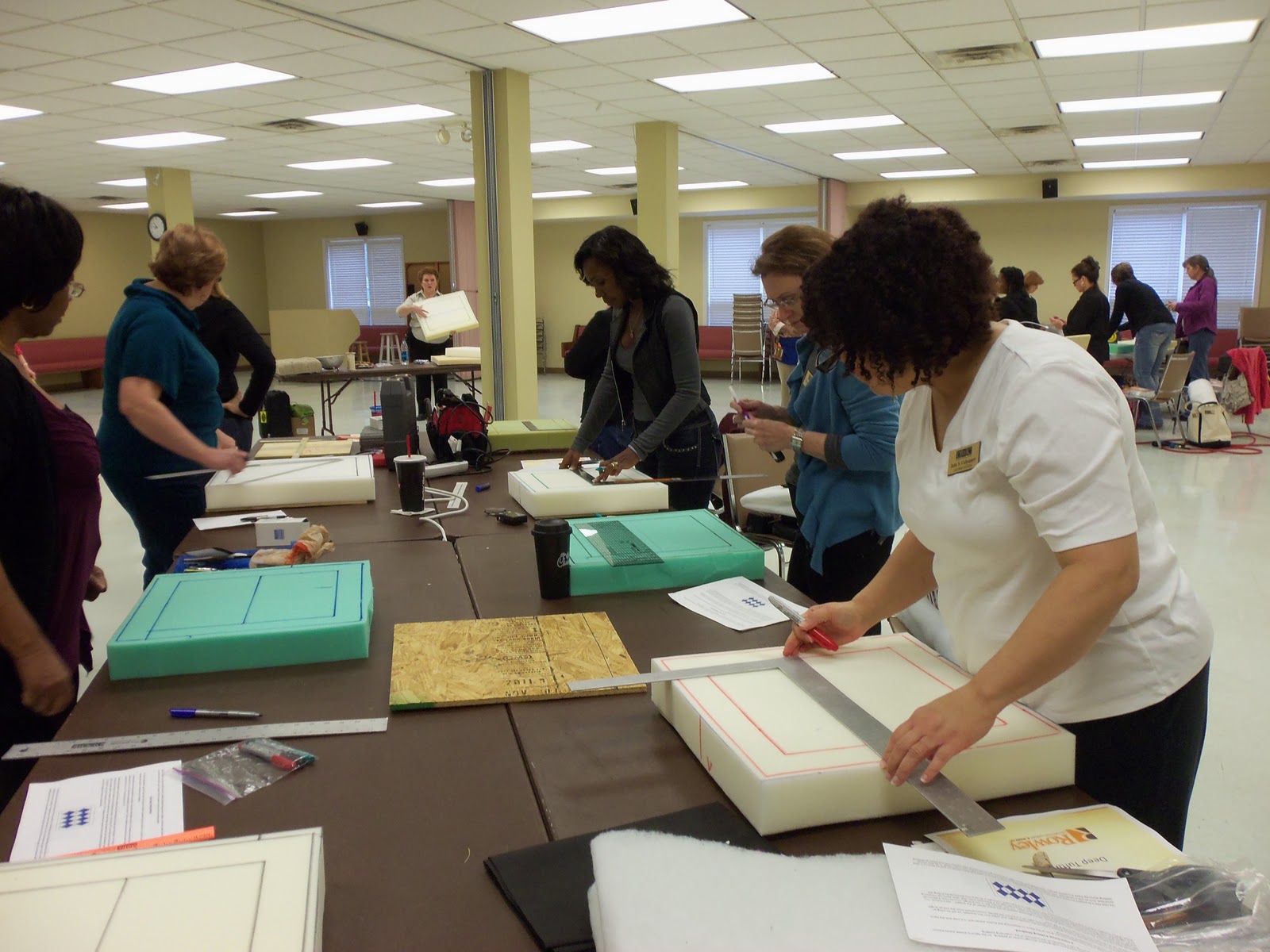 Rowley Company Upholstery Tufting Class in Atlanta