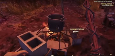 Fallout 76, Cooking Station, Find Food, Find Clean Water