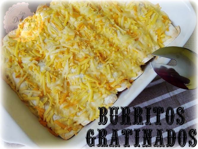Burritos gratinados Las Delicias de Isabel