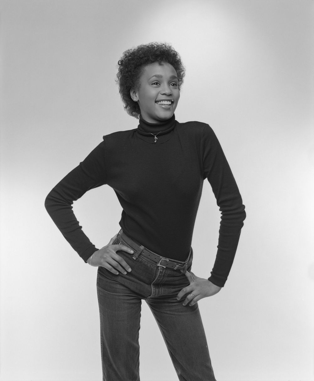Whitney Houston by Jack Mitchell for After Dark Magazine, NYC '1982 