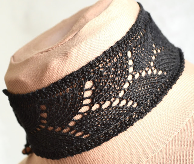 Free Lace Choker Knitting Pattern Knitted Lace Choker - Free Pattern