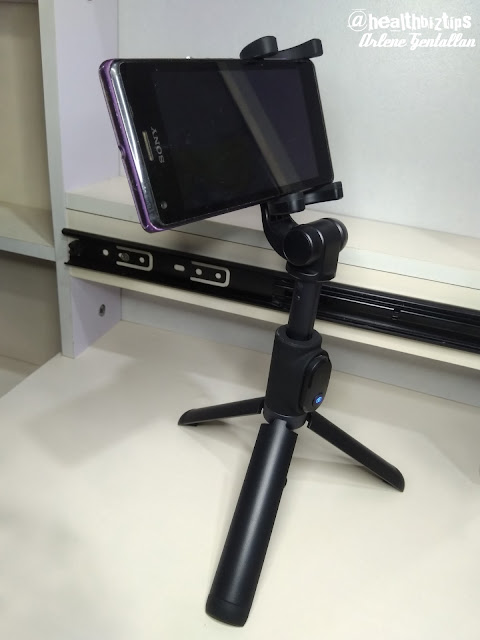Xiaomi Mi Selfie Stick Tripod Bluetooth Shutter control Review | @healthbiztips
