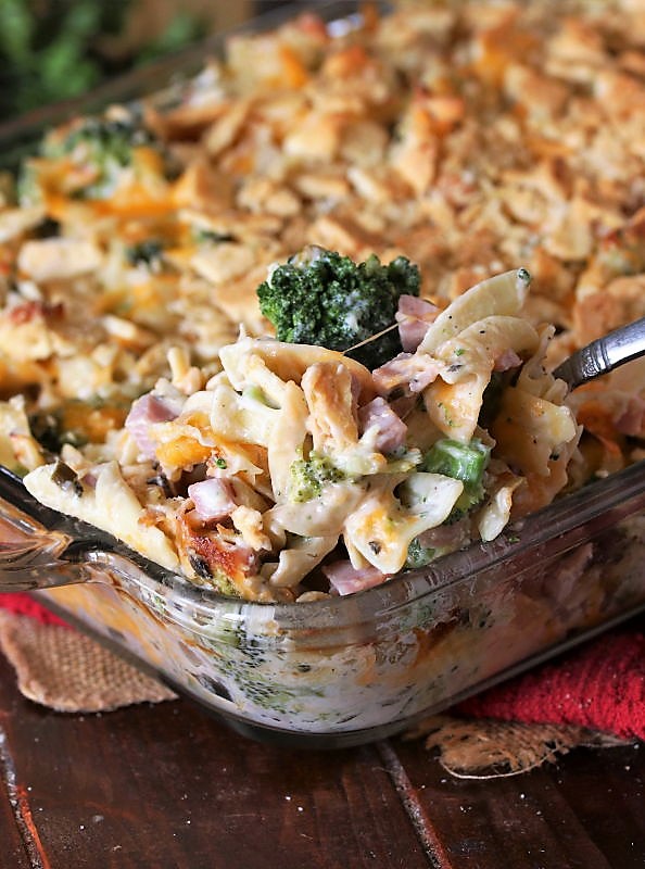 Cheesy Ham & Broccoli Casserole | The Kitchen is My Playground