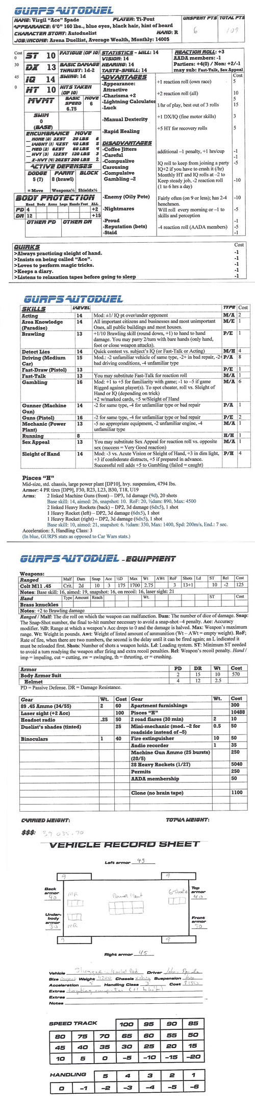 Acing the competition