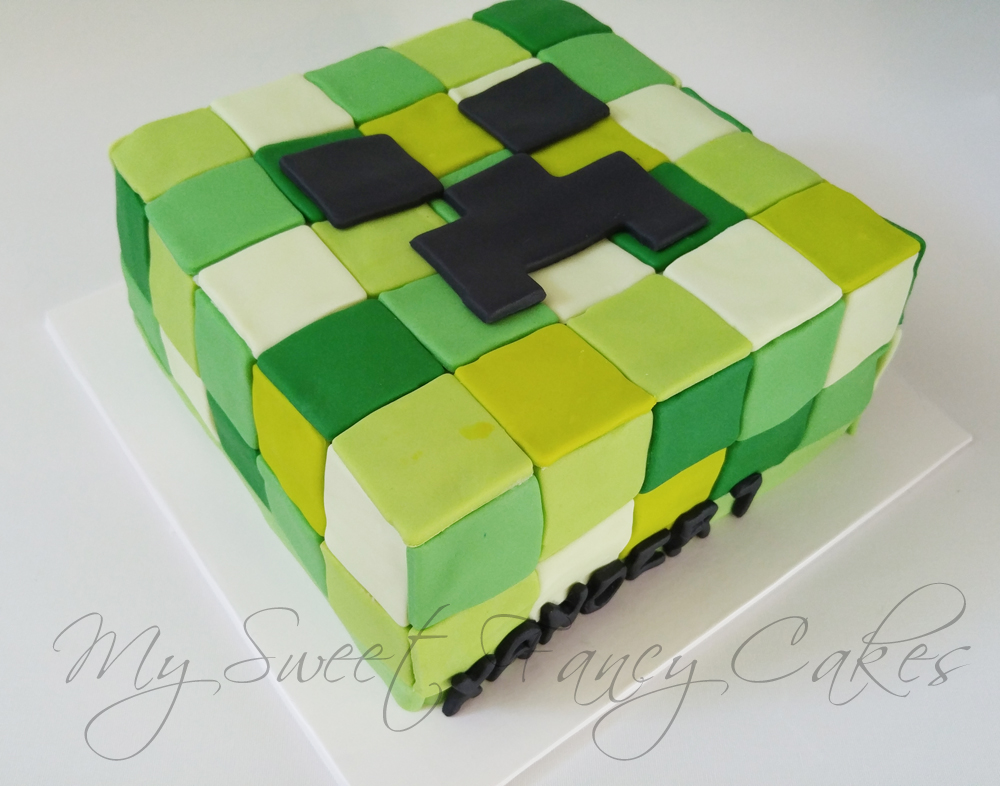 My Sweet Fancy Cakes Minecraft Creeper Cake
