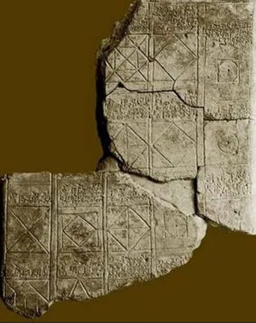 Математические таблички II тыс. до н.э. Хранится в Лондоне. Англия