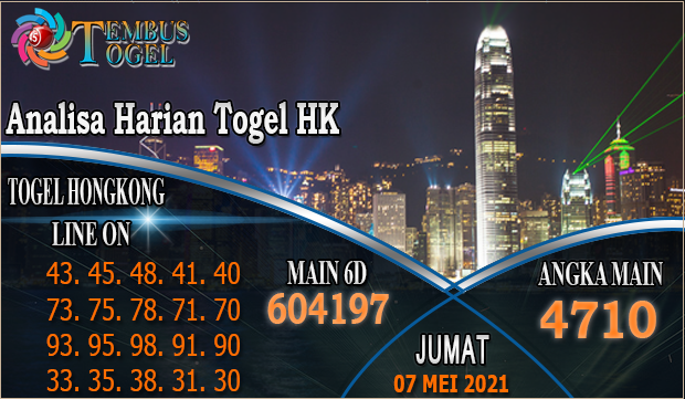 Analisa Harian Togel HK - Tanggal 07 Mei 2021