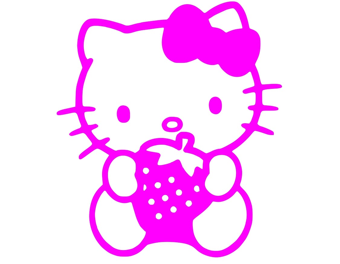 Hello Kitty 02 svg free, Cricut svg Free vector files 012