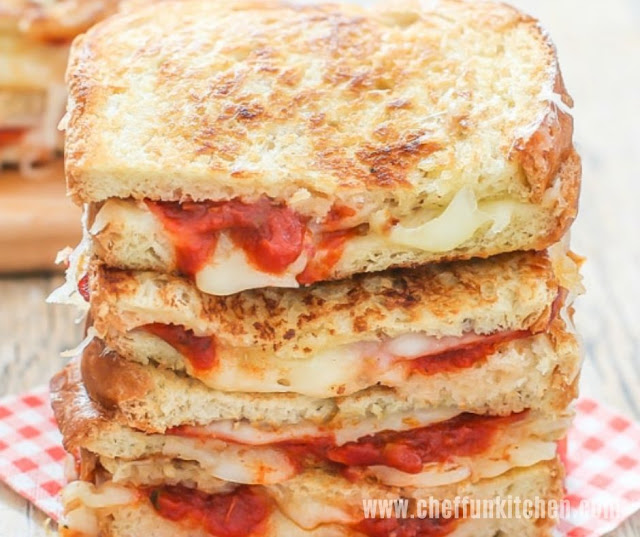 Pizza Grilled Cheese Sandwich