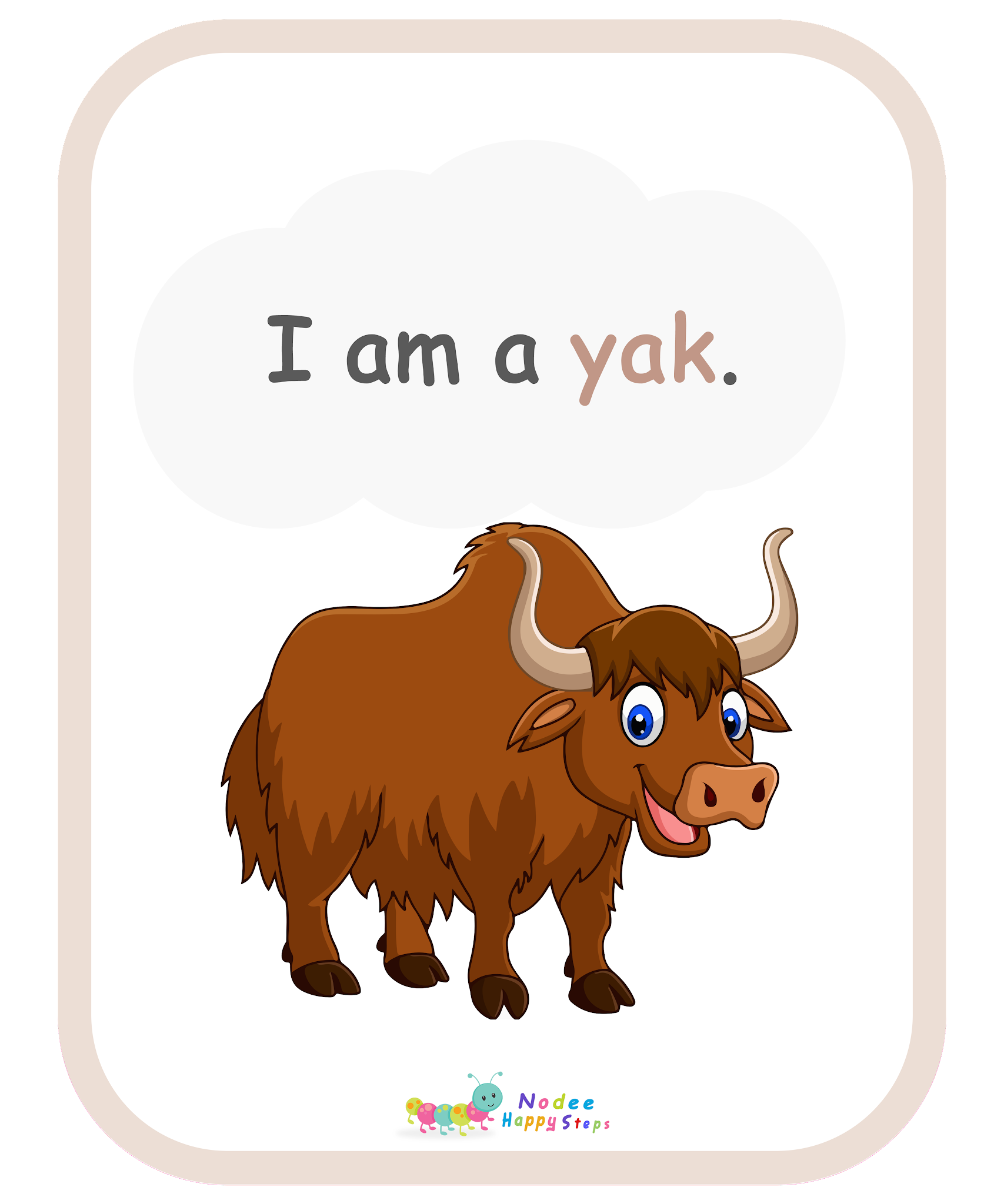 Guessing for Kids - Who am I? - I am a Yak