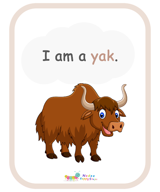 Guessing for Kids -  Who am I? - I am a Yak