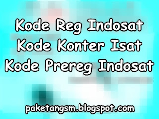 Kode ID Konter Registrasi Indosat