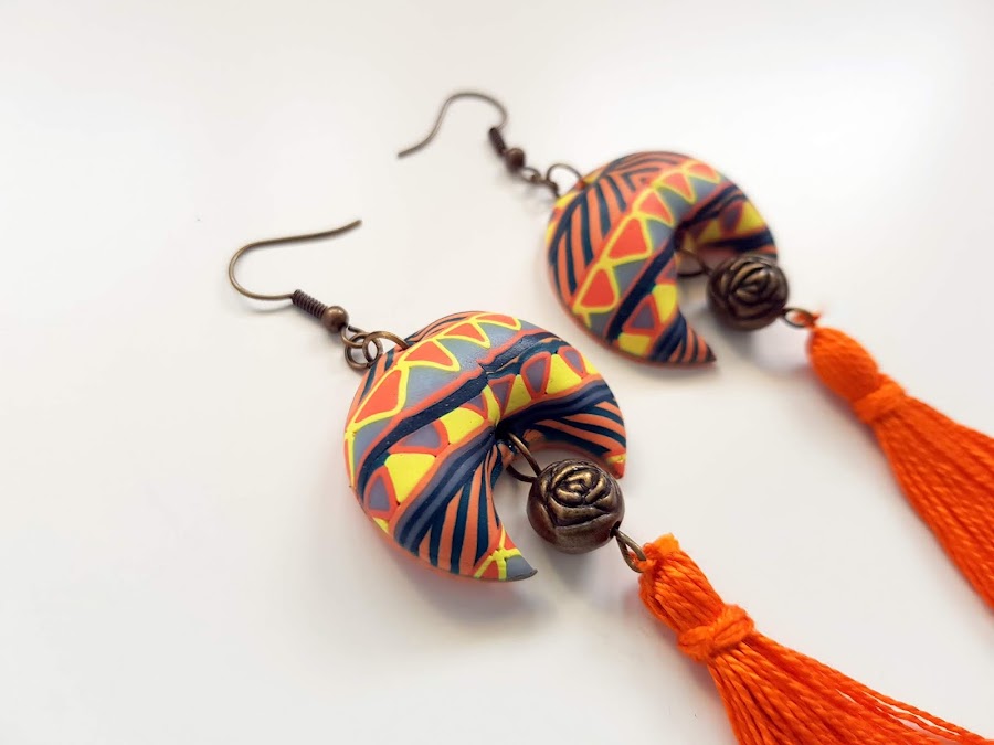 pendientes verano arcilla polimerica