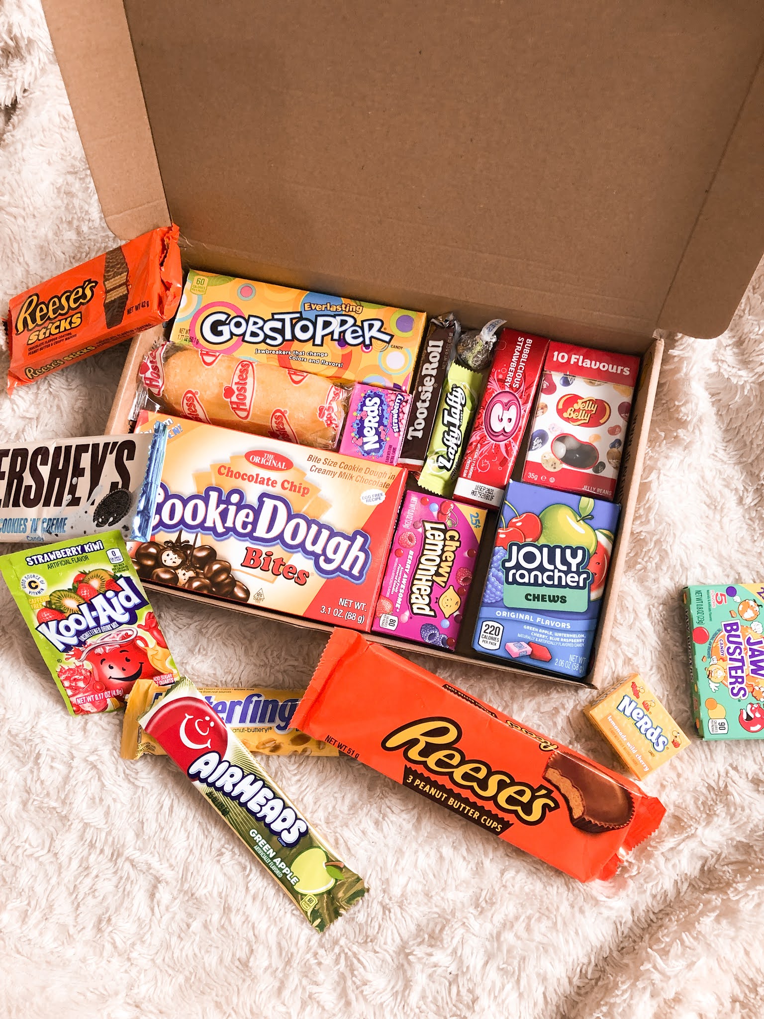 Caja chucherías dulces golosinas regalo, regalos personalizados