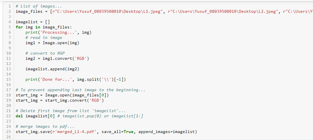 Geospatial Solutions Expert: Merge images to PDF Using 'Python Imaging ...
