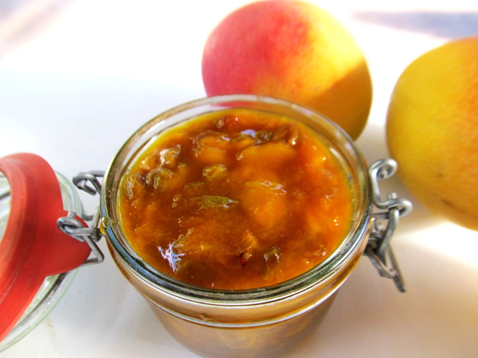 Food and Thrift: Mango Jam... Sweet Mango Chutney