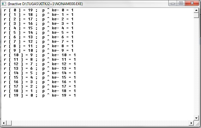 Contoh Program Pointer Contoh Program Pointer