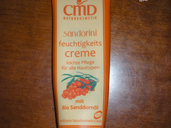 [Recensione] CMD Naturlosmetik: crema idratante Sandorini