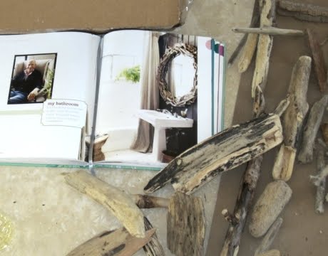 driftwood mirror in Domino book