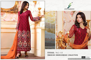 Juvi Fashion Eshaal vol 10 Georgette Pakistani suits