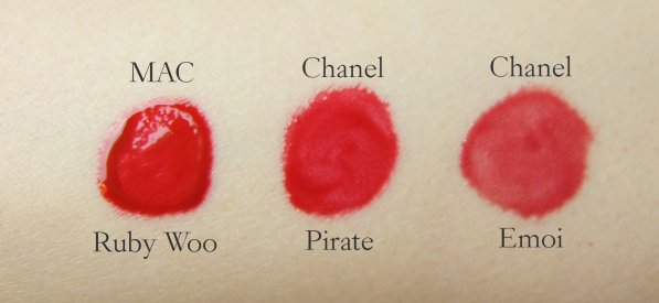 Replying to @58sews Chanel Rouge Allure in 99 Pirate and my other clea