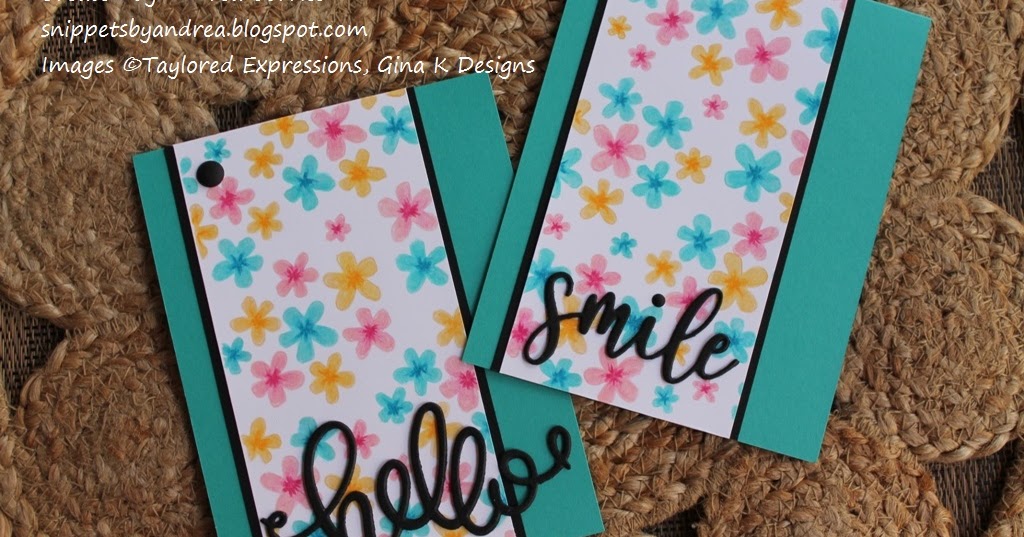 Snippets Colored pencil flowers