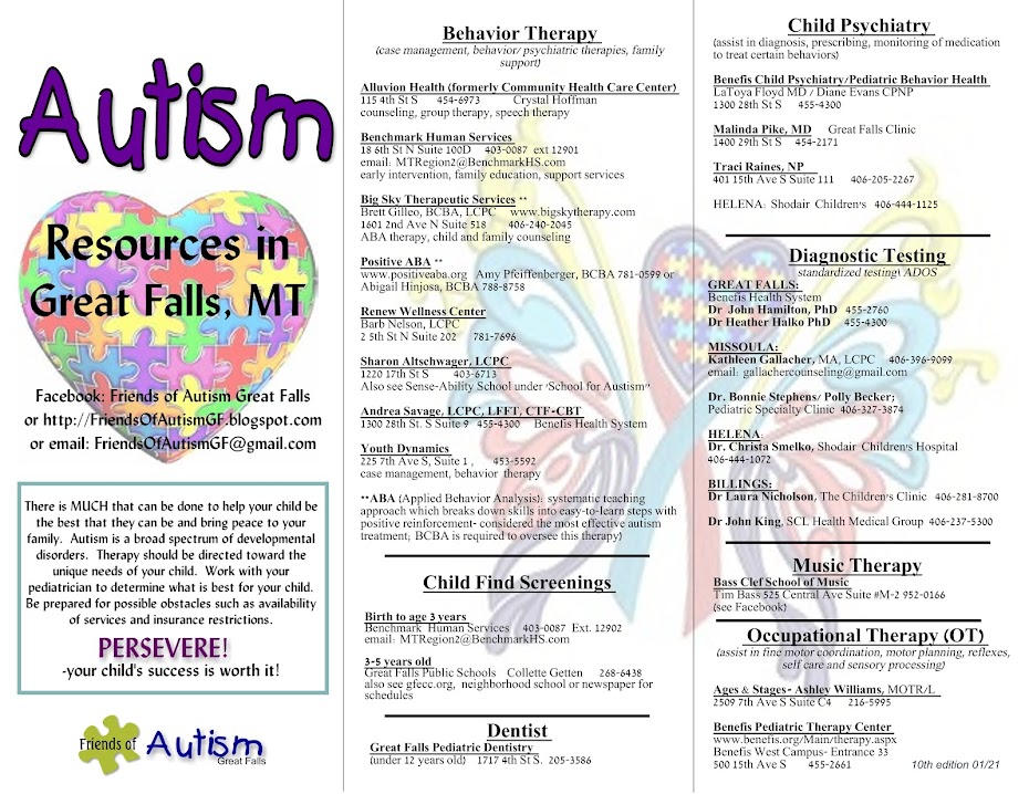 Autism Resource page1