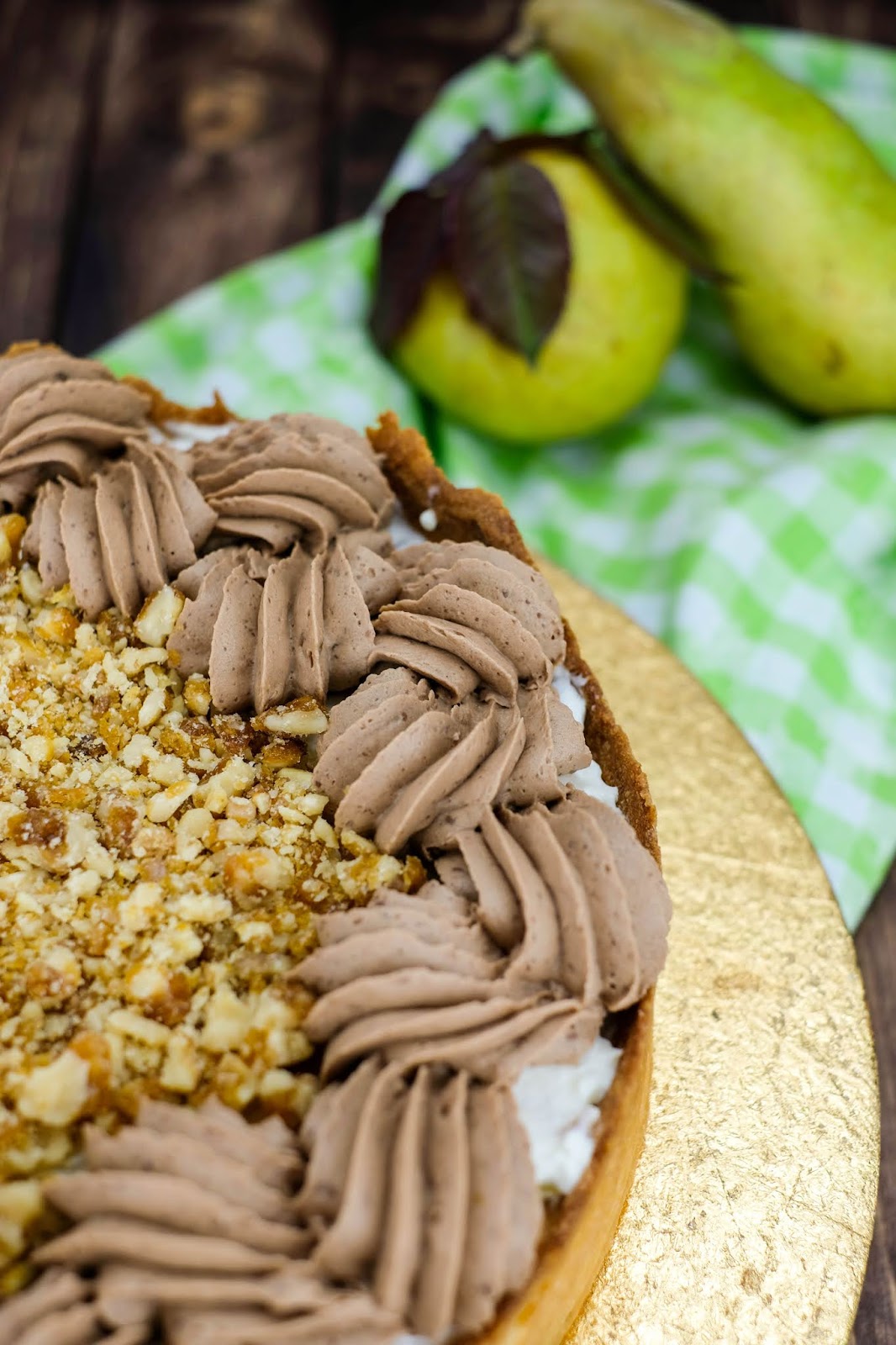 Birnen-Quark Torte mit Nougat Sahne | Marion&amp;#39;s Kaffeeklatsch