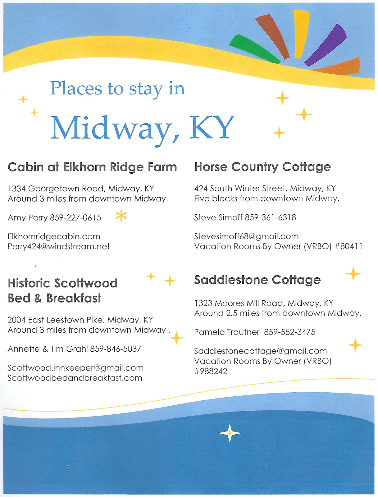 Midway Messenger Midway restaurants and lodging