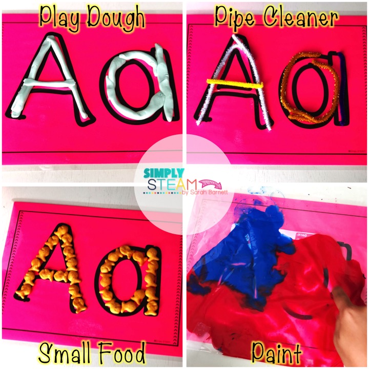 Alphabet STEM Activities for Kindergarten Simply STEAM Education