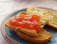 Tostadas con mermelada de limón