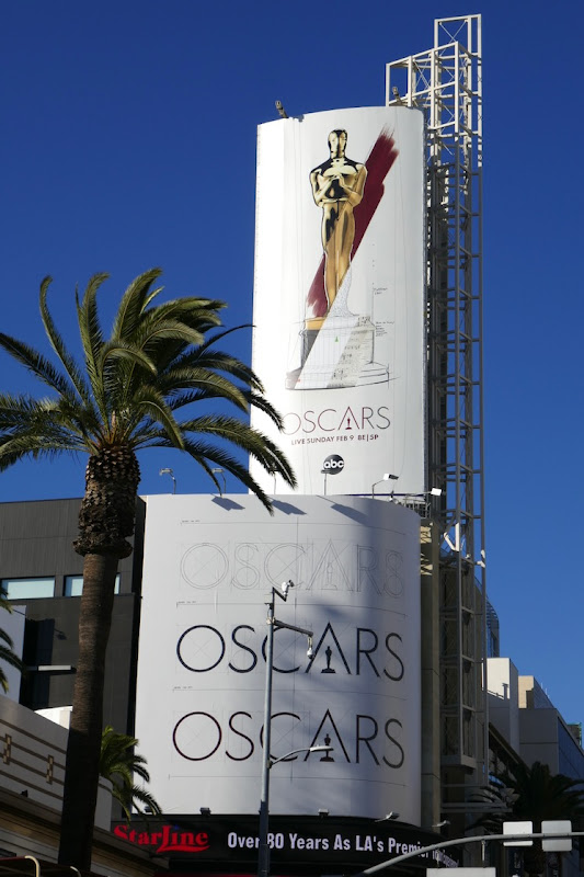 92nd Oscars billboards Hollywood & Highland 92nd Oscars billboards