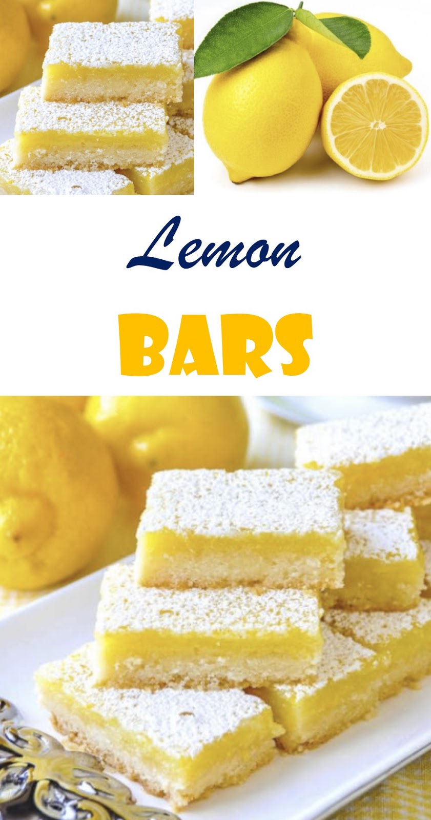 1298 Reviews: THE BEST EVER #Recipes >> Lemon Bars - thebestrecip35
