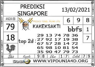 Prediksi Togel SINGAPORE DUNIA4D 13 FEBRUARI 2021 Prediksi Togel SINGAPORE DUNIA4D 13 FEBRUARI 2021