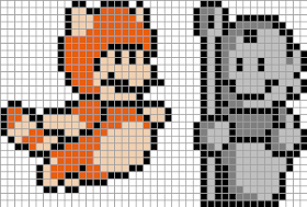 Cro Knit Inspired Creations By Luvs2knit: Mario Graphs For Crochet ...