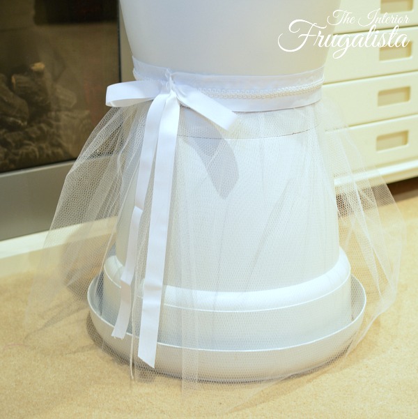 DIY Wedding Centerpiece Trivets and Bridal Couple Flower Pots The