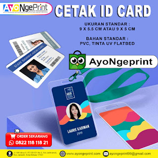 Cetak ID Card PVC Online Murah dan Cepat di Kedungtuban Blora