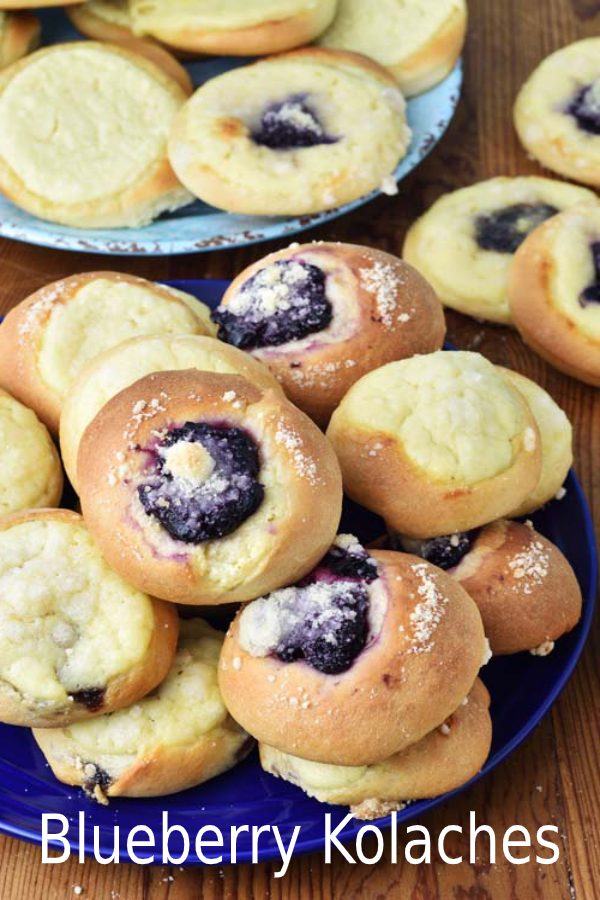 Blueberry Kolaches happy cook