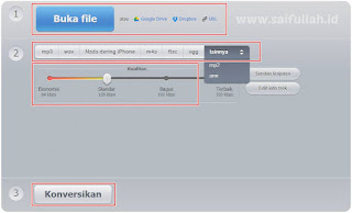 Cara Ubah File mp3, wav, m4a, flac, ogg, amr, mp2, Nada dering iPhone Tanpa Aplikasi Converter