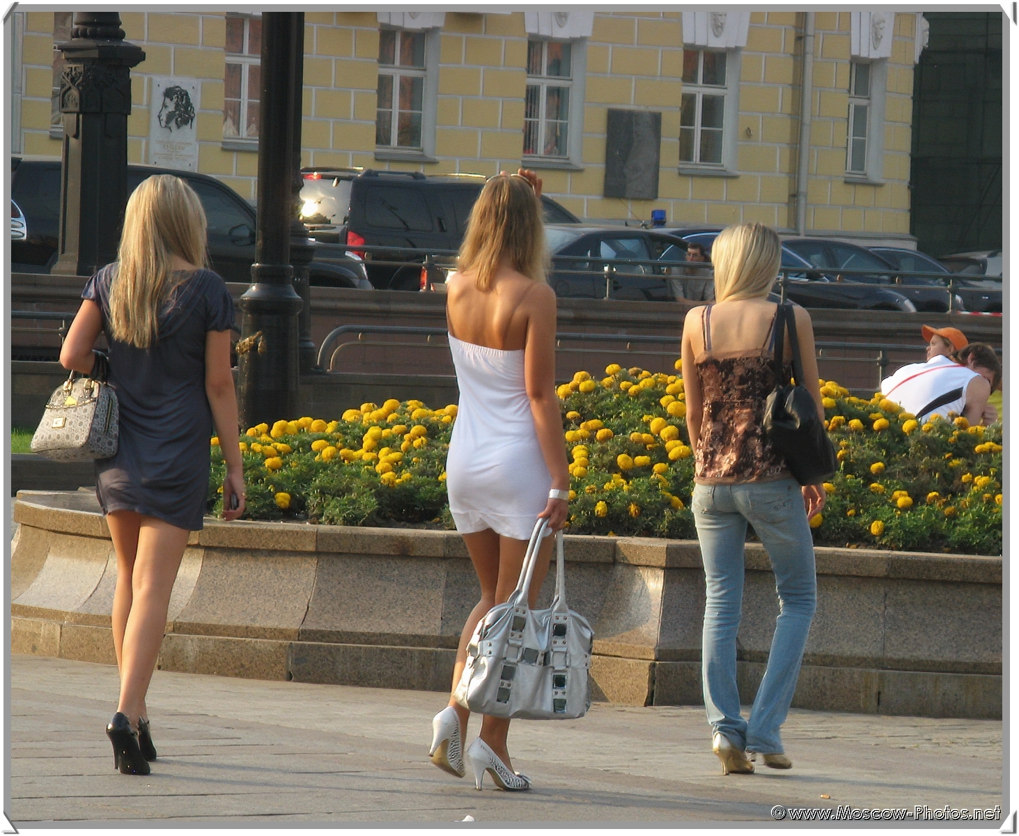 Moscow Girls on the Street