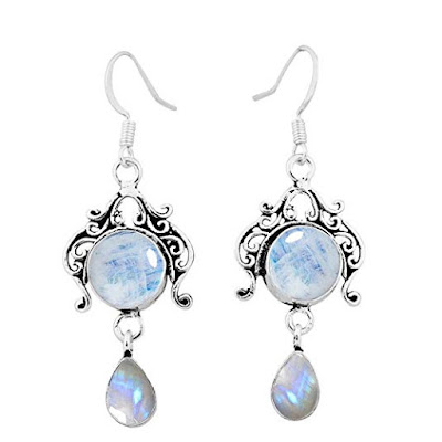 moonstone handcrafted earrings jewelry