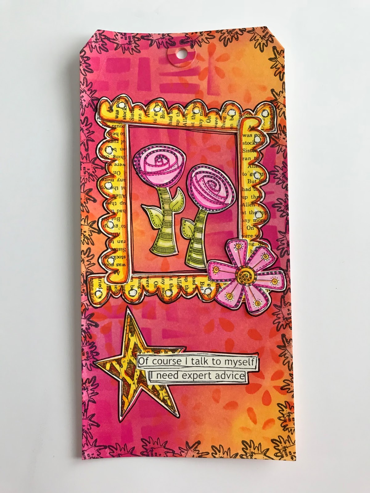 Dylan's Blog: Dylusions Mini Stamp & Stencil Set Samples