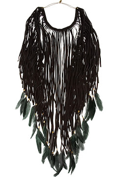 Isabel Marant Dakota feather necklace